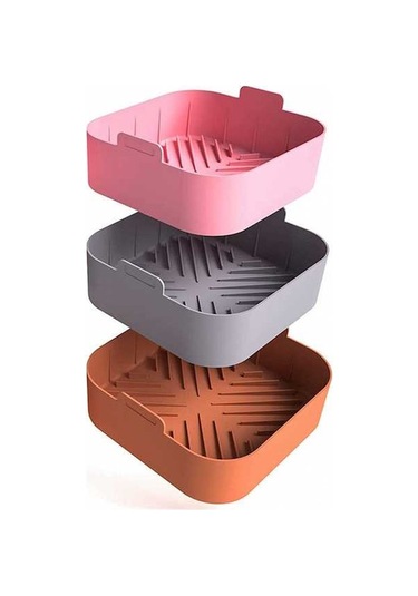 Ulzyvf Silikon Sepet Qt Kaplamaları İçin Fryer Fryer Diğer Aksesuarları Air Air 4-8 Jf Diğer