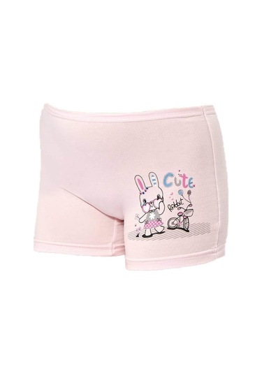 12 Adet Kota Kız Çocuk Baskılı Boxer Karışık Renk 3409
