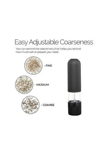 Ulzyvf Ve Tuz Öğütücü, Öğütücü Mutfak Karabiber Karabiber Elektrikli Elektrikli Değirmeni, Baharat Ayarlanabilir Adet Xi