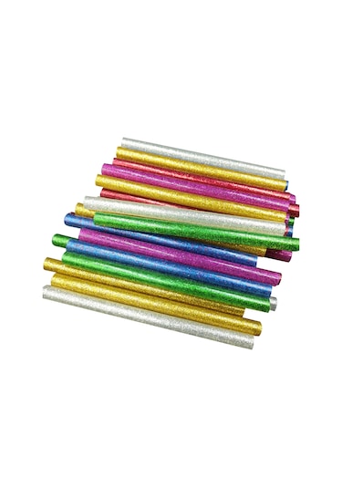 Konesam 50 Adet 7mm X 100mm Renkli Isı Macunu Çubukları - 20w Isı Makinesi İçin El İşleri, Sanat Ve Kraft Malzemeleri İçin Lojistik Ve Stabilite