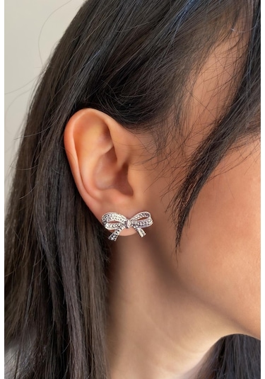 Demokan Kadın Küpe Küçük Fiyonk Küpe 001