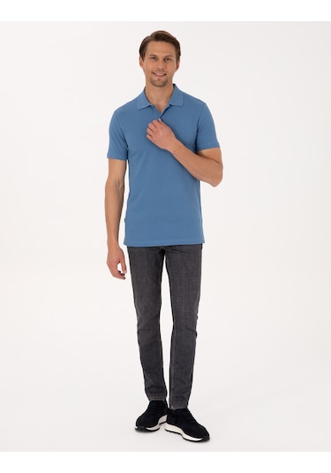 Pierre Cardin Erkek Koyu Mavi Tişört Basic 50325323-vr032 Koyu Mavi