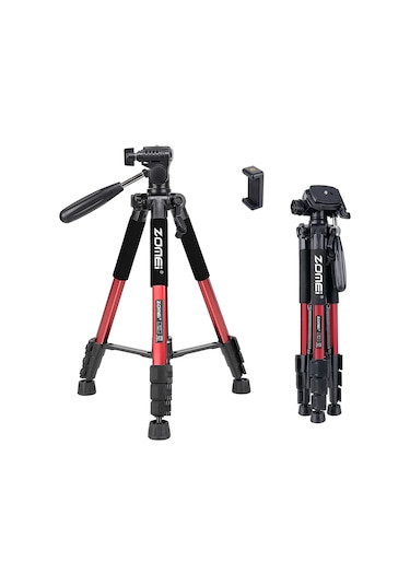 Canon Nikon DSLR Makineler ile Uyumlu Profesyonel Tripod