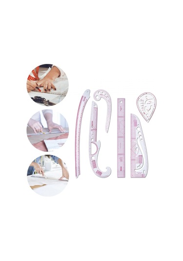 Suntek Magideal Metrik Cetvel Seti Şablonlar Elbise 6-parça