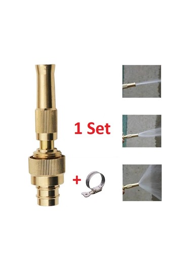 River World Basınçlı Su Atmak İçin Gold Hortum Başlığı