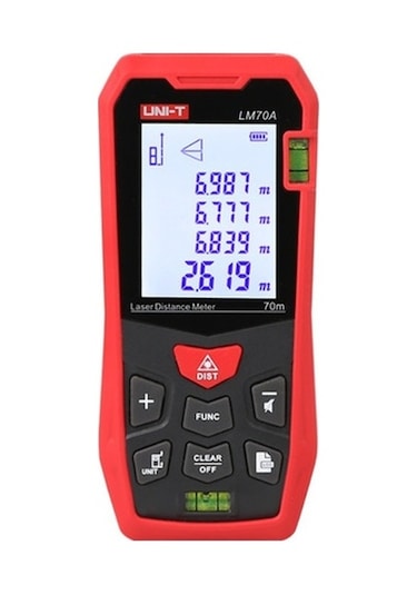 Uni-T LM50A Mesafe Ölçer Lazermetre 50 M
