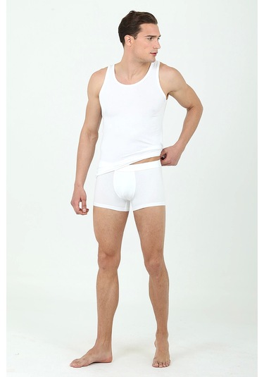 D's Damat 300 Erkek Atlet & Boxer Takım Beyaz