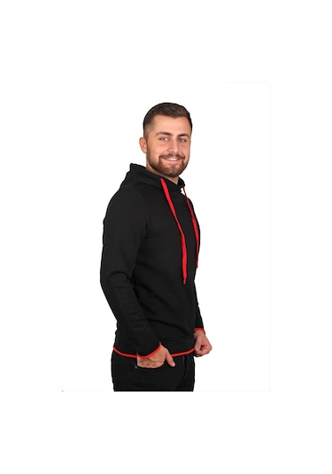 Manta 5239 Kapşonlu Sweatshirt-25674-siyah