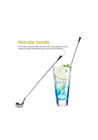 Dofolink 304 Paslanmaz Çelik Uygun Kavrama, Kuru Tutuşlu, Yüksek Kaliteli, Kolay Temizlenir Kahve Ve İçecek Karıştırıcı Kaşık Diğer