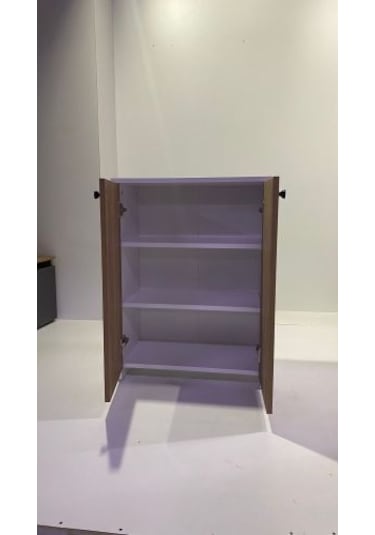 2 Raflı Ayakkabı Dolabı Antre Hol Çok Amaçlı Ayakkabılık Ahşap