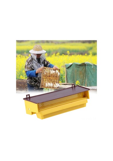 Jeemson Arı Kovanı Polen Toplayıcı - Plastik Yapı, Vantilli Polen Tablası, Kolay Kurulum, Arı Dostu Ve Dayanıklı