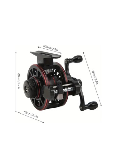 Xuweiwei 1 Çift Hızlı Olta Makinesi Sağ El İçin Balık Avı Ekipmanı