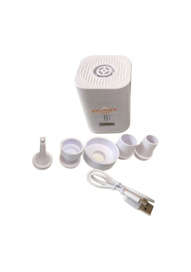 Suntek Taşınabilir Elektrikli Hava Pompası Şişme Yastıklar Beyaz