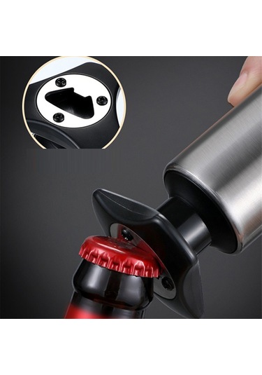 Şarap Şişe Açacağı, Büküm Tipi Şarap Mantar Açacağı, Siyah Siyah