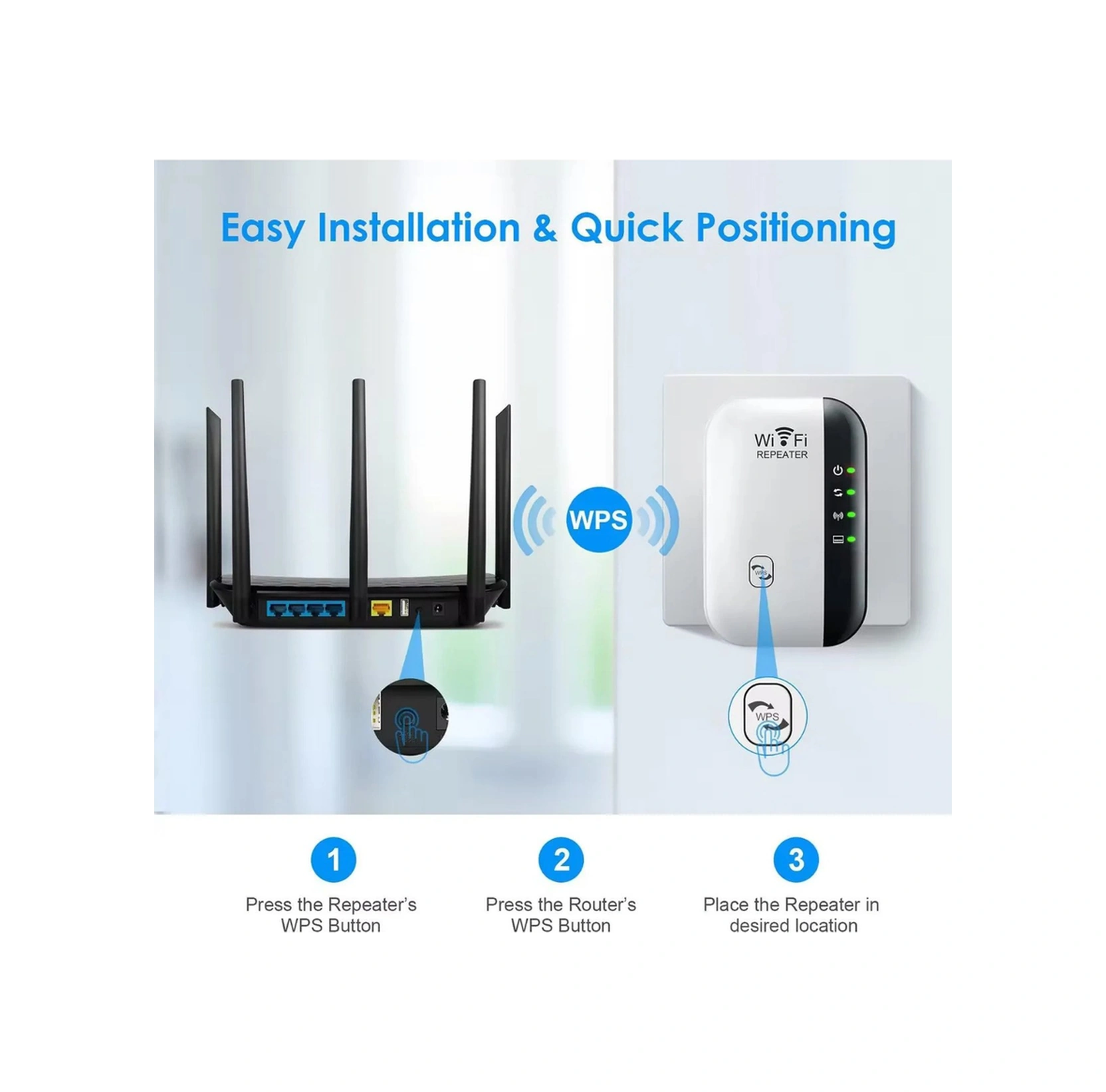 300 Mbps Access Point Wi-fi Repeater Kablosuz Sinyal Güçlendirici