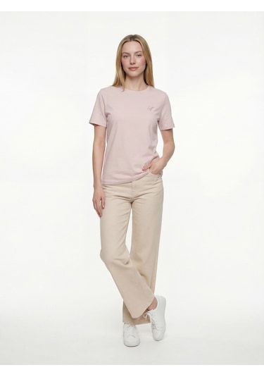 Kadın T-shirt Lf2042252 Lıght Pınk Pembe