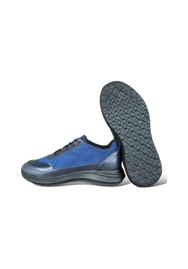 Bağcıklı Kadın Spor Sneaker Ayakkabı Lacivert-laci Lacivert
