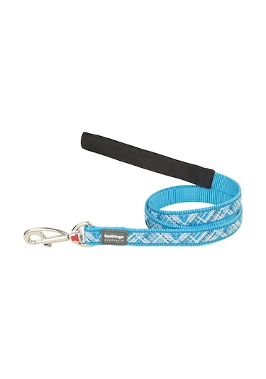Reddingo Flanno Desenli Turkuaz Uzatma Köpek Tasması 20 Mm