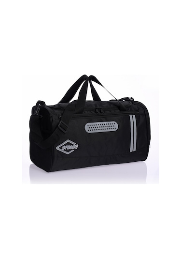 Strong Ayakkabı Bölmeli Spor Ve Antrenman Çantası , Fitness Çantası , Seyahat Çantası Yn01 Gri