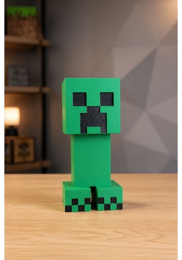 Minecraft Creeper Kulaklık Standı Ve Dekor Figürü 3d Baskı Gaming Masaüstü Aksesuarı