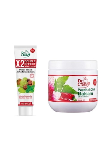 Farmasi Dr. C. Tuna Biberli Masaj Jeli 500 ML + Dr. C. Tuna At Kestanesi Kremi 125 ML