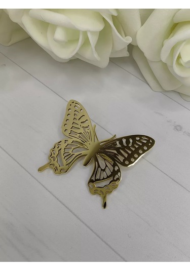 Re Chic Sh Broş "kelebek Etkisi" 183705791 Altın Rengi