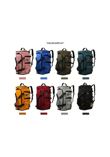 Sandwich Motion003 Eonothem Mavi Büyük Kapasiteli Çok Bölmeli Ayarlanabilir Askılı Kraliyet Mavisi Seyahat Çantası Mavi