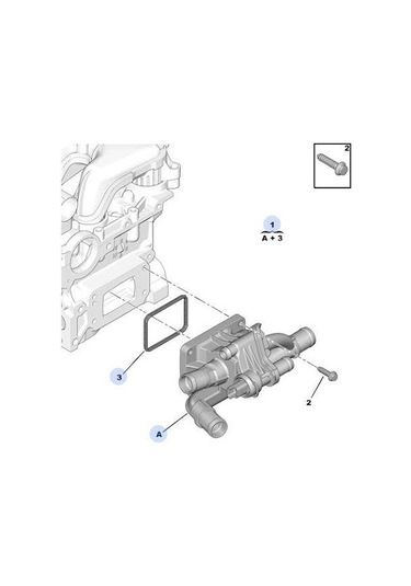 Peugeot Partner 207 308 Cıtroen C3 Berlıngo Termostat 1.6hdı