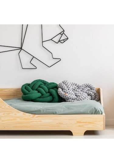 Markaawm Markaawm Unisex Montessori Yatak Karyola Ahşap Beşik