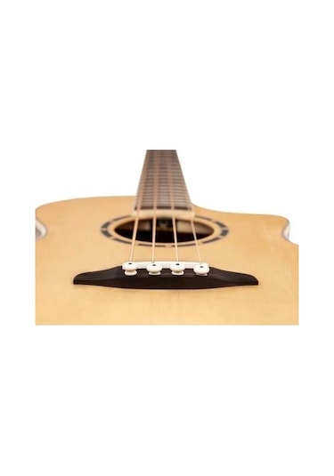 Ortega D7CE-4 Deep Series 7 Medium Scale Akustik Bas Gitar (Natur