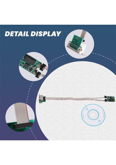 M.2 A+e Key 2.5g Ethernet Lan Kartı, Realtek 8125b Chip