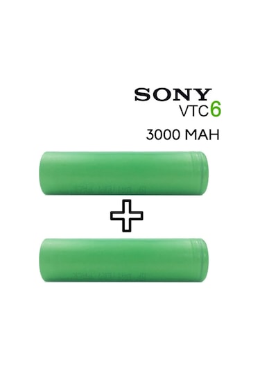 Sony Vtc6 18650 3.7V 3000 Mah Li-ion 2'li Şarjlı Pil
