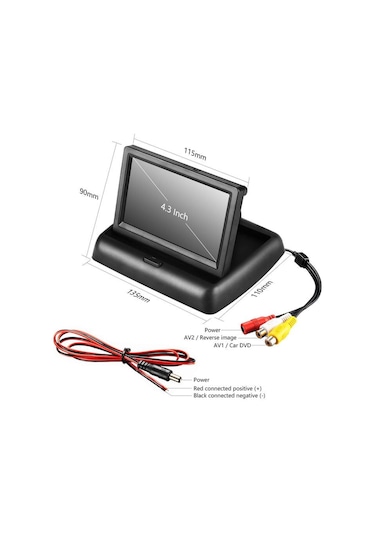 UNIQUE UQ-D2 4,3 inç Katlanır Monitör