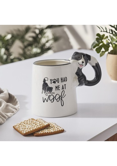 Aryıldz Tails Köpek Figürlü Kupa 545ml 278406 Beyaz