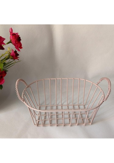 Suntek Ofis Yiyecek İçecekleri Aperatifler İçin Ekmek Sepeti Pembe