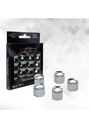 İger Marketing Bijon Kapağı 17 Mm Krom Renk 20 Adet..