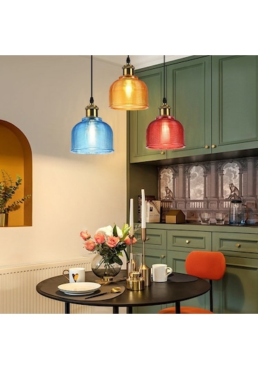 Cbtx 5w Yatak Odası Bar Küçük Avize Işığı - Kırmızı