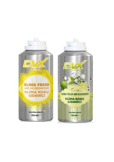 Divortex Cool Lime ve Limon Kokulu Klima Bombası 2 x 150 ML