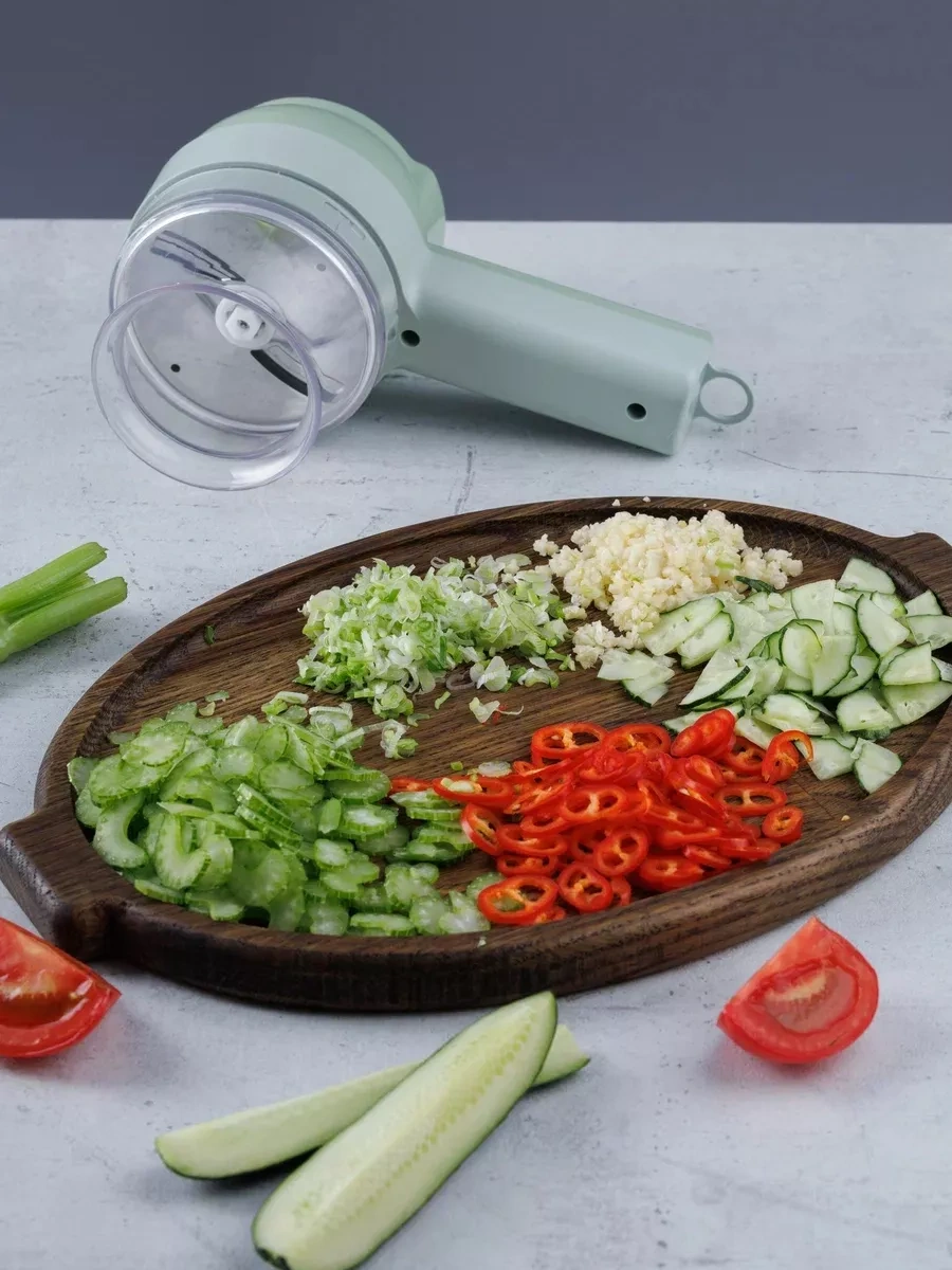 Nase Gnezdysko Elektrikli El Sebze Doğrayıcı, Dilimleyicili Blender Ve Kıyıcı 253048135 Yeşil