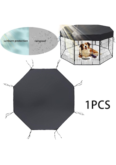 Homyl Köpek Oyun Parkı Kapağı Su Geçirmez Katlanabilir