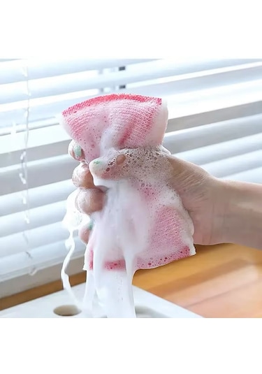 Petek Dokulu Bulaşık Süngeri 6 Adet Sihirli Pratik Sünger