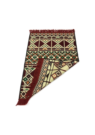 Shark Anadolu Baklava Kilim Bordo Renkli