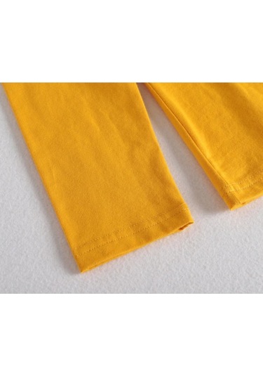 Kahve İlkbahar Ve Sonbahar Kadın Bluz Pamuk Gevşek Düz Renk Yuvarlak Yaka Uzun Kollu Üst Kahverengi