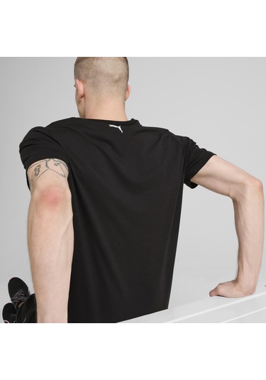 Puma Tad Tech Triblend Tee Erkek Tişört SIYAH