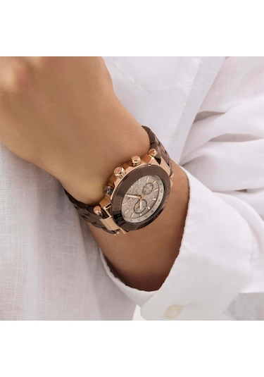 Gc Gcy70010g1 Erkek Kol Saati Rose Gold