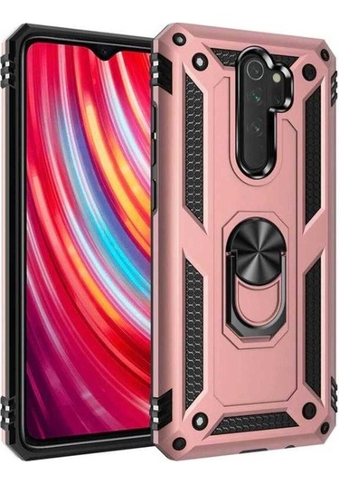 Xiaomi Redmi Note 8 Pro Kılıf Zore Vega Kapak Rose Gold