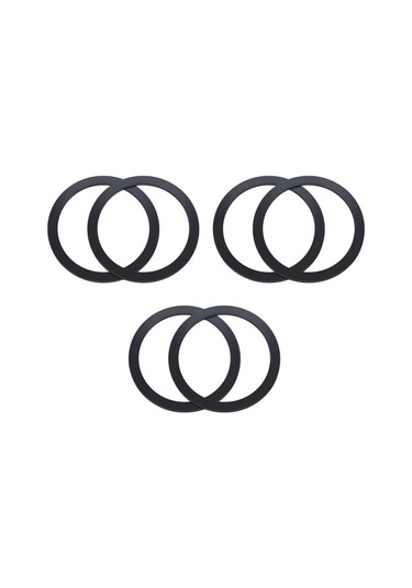 Coofbe 8adet Tüm Telefonlara Uyumlu 0.4mm Ultra İnce Yapışkanlı Mgsafe Uyumlu Mıknatıslı Metal Halka