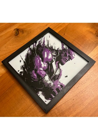 Thanos 3d Baskı Tablo Çerceve