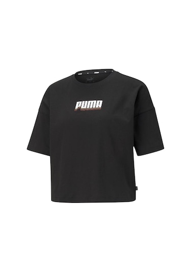 Puma Rebel Fashion Kadın Tişört Siyah