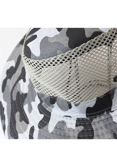 Kardelen Butik Denizli Sniper Camouflage Şapka 56-58 Cm Gri Gri